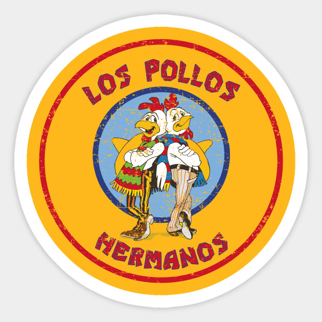 Los Pollos Hermanos Restaurant Sticker by TEEWEB